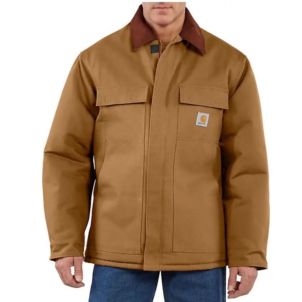 Carhartt Men’s Loose Fit XL Tall Duck Insulted Traditional Coat, Model 0C0003-M